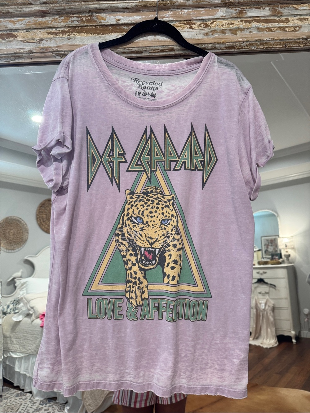 Recycled Karma Def Leppard tshirt